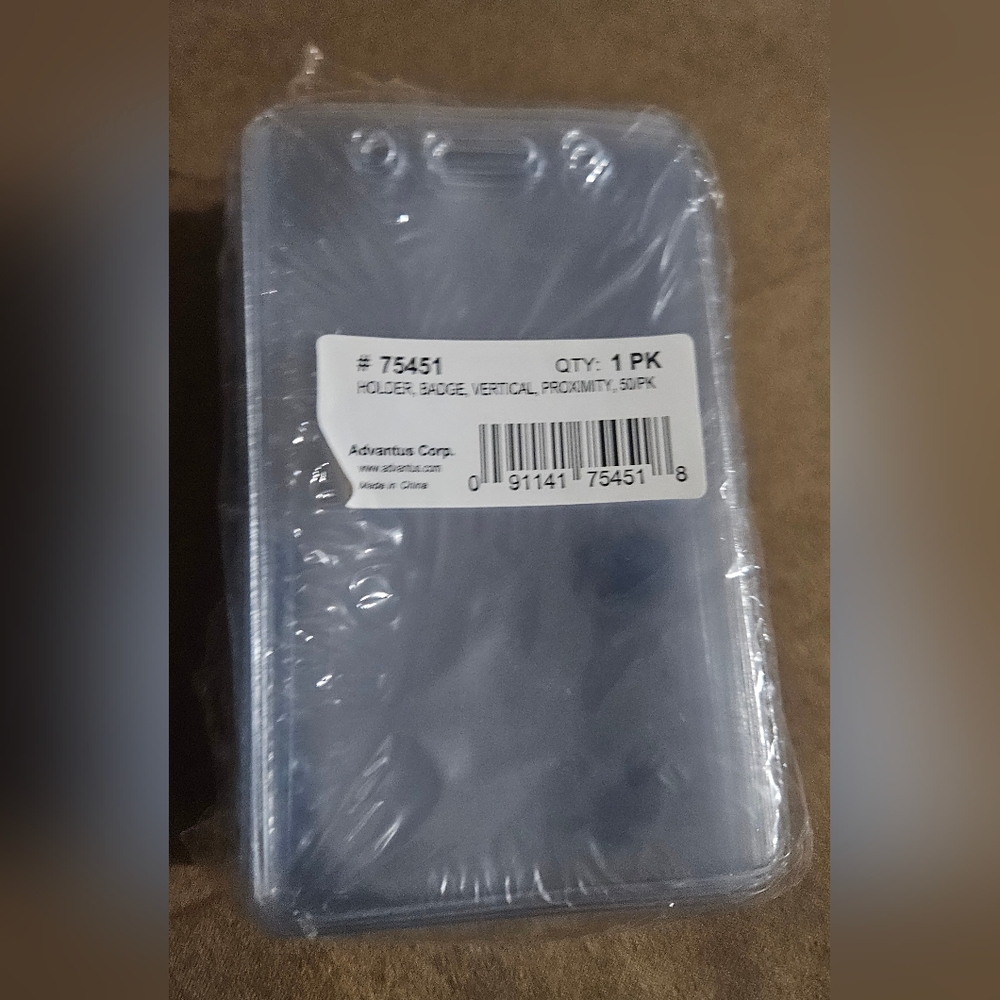 Clear Badge Holder Pack